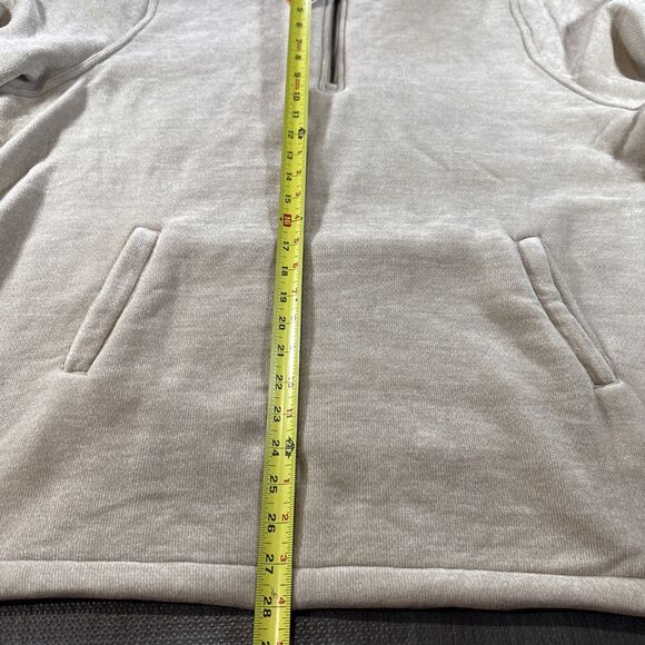 32 Degrees Heat Women’s XXL 1/4 Zip Pullover Tan Chenile Warm Pockets NWT - Picture 6 of 8